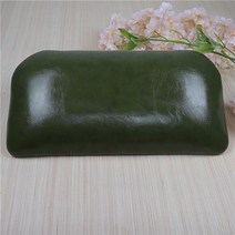SKANDSALO 미용샵침대 쿠션 목베게 직사각형 식 안마침대 미용베개 헤드, T07-벽옥색 가죽 라운드 없음 기둥 평평