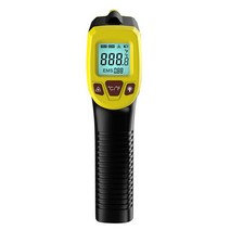 LCD 레이저 포인터 적외선 IR 온도계 AAA 배터리-50 600 / -58 1112 GM320S 비접촉 산업용 고온 건, 04 YELLOW