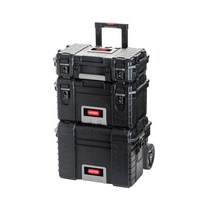 Keter 이동 공구함 부품함 공구통 케리어 수납함 3단