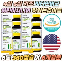 비타민비군 4살5살 키즈 어린이 맛있는 츄어블 영양제 수용성 비타민 B군 항산화 나이아신 비오틴 B6B2 꾸미 직장인 주부 비타민B컴플렉스 아연 비타민BC B1 구미 시니어 주니어