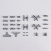 테크닉 중국레고 호환 MOC 테크니컬 블록 부품 벌크 기어 액슬 커넥터 휠 풀리 체인 링크 자동차 마인드스톰 액세서리 빌딩 브릭, Technic set 3