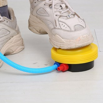 휴대용 미니 공기 주입기 발 수동 에어 펌프 튜브 캠핑 자전거 5인치, 상세페이지 참조