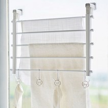 벽 창문 흡착식 폴딩 경량 빨래 건조대 원룸 무타공 미끄럼방지 세탁물 거치대