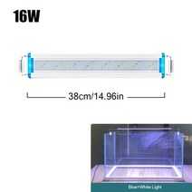 수초조명 슈퍼 슬림 LED 수족관 조명 수생 식물 18-75cm 확장 가능한 클립 온 램프 어항용
