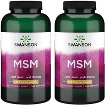 MSM Swanson 식이유황 영양제직구, [02] 이