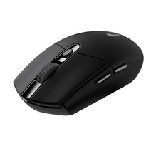 예쁜마우스 게임 학생 여성Logitech G304 무선 마우스 6 프로그래밍 가능한 버튼 USB HERO 센서 12000 인치, 03 Black, 한개옵션1