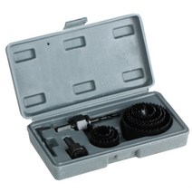 팍스테이블쏘 전기 톱 절단기 11pcs 구멍 커팅 세트 키트 드릴링 도구 나무 금속 커터 Mandrels 코어 드릴 비트 목공, [01] A