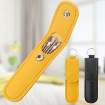 진영커머스 스프링귀이개 귀청소기 후비개 귀파개 6종세트, 귀이개6종세트(블랙), one size