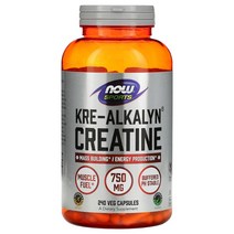 NOW 식품 스포츠 Kre-Alkalyn yn now 750mg 베 240 240정, 240개