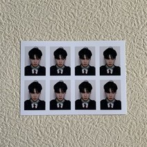 산리오 보관함 굿즈 더보이즈 포토카드 포카 THE BOYZ 1인치 증명사진 증사 카드 팬 컬렉션, 8.9x12.7cm, NEW