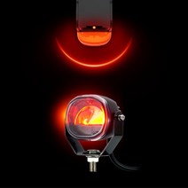 12V 60V 공용 각도조절 중장비 지게차 ARC 미니LED 안전라인램프 레드 블루 U형 작업등 와이드빔 산업재해예방, 1개