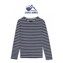 세인트제임스 밍콰이어 모던 긴팔티 마린에크루 (네이비+아이보리) SAINT JAMES