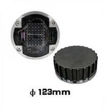 스마트 바닥 신호등 교통량 횡단보도 방수 경고 등 건설 현장 신호제어기 도로 반사 교통 라이트 황색, V_매몰 라이트 B 옐로우 라이트, 단일사이즈