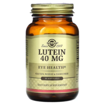 솔가 루테인 Lutein 40mg 30캡슐 지아잔틴 제아잔틴, 1개, 기본