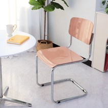 지엠퍼니처 카페 인테리어 디자인 체어 식탁의자, J. 스카르 살몬핑크, 1개