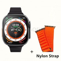 애플워치액정교체 자가수리 스마트 워치 울트라 시리즈 8 NFC Smartwatch 남자 여성 블루투스 전화 방수 무선 충전 HD 애플, BlackHY add GoldGS