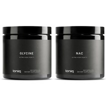 나우푸드 nac 영양제 NACC nacl Toniiq Immunity Bundle - 글리낙 보충제 1300mg 초고순도 98% NAC 및 글리신 고순도 생체이용률