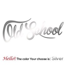 자동차 문 옛날 스티커 재미있는 반사 데칼, [12] 은, [05] XXL 57cm X 22cm