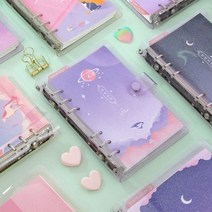 (A6) 6공 트윙클 문라잇 다이어리 _ 39329EA, 비더쇼퍼BTS 쿠팡 02.달빛유니콘