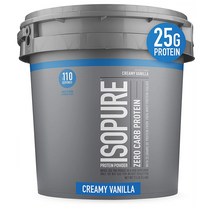 Isopure Zero Carb Protein Powder Creamy Vanilla 네이쳐스 베스트 아이소퓨어 제로 카브 프로틴 파우더 크리미 바닐라 3.4kg(7.5lb)