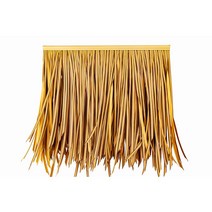 초가지붕 인조 볏집 인테리어 50cm 짚 지푸라기, 연한 초록색