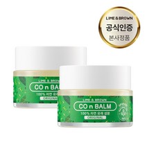 라임&브라운 내추럴 오리지널 비염 코막힘완화 코뻥 아로마밤 코앤밤 20g, 2개