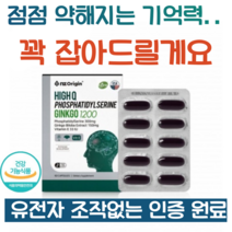 하이큐 포스파티딜세린 플라보놀배당체 인지질 유전자 조작없는 일일 권장량 100%, 1박스