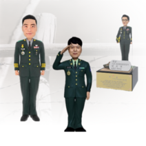 육군정복 캐릭터 풀 패키지 구성 군인피규어 전역패 감사패 기념패 정년 퇴직기념 승진 전출기념 근속기념, AP-706, 동판명판, 군함