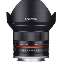 SAMYANG 단초점 광각 렌즈 12mm F2.0 블랙 후지 필름 X용 APS-C용