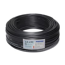 현대케이블 전선 전기선 충진형 VCTF 1.5SQ x 2C-1롤(100M)