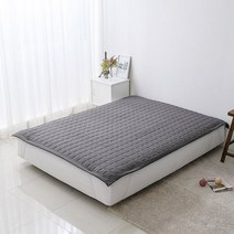 국내산 나노 화이바원단 매트리스 침대패드 4컬러 SS패밀리사이즈