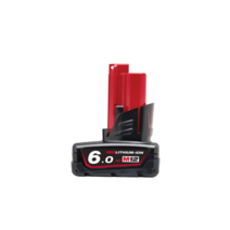 밀워키 밀워키 M12 B6 리튬 이온 배터리 12V 6.0Ah 0.4kg