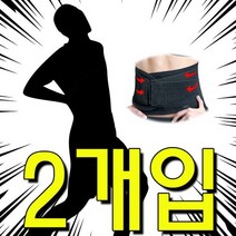 힘 쓸일 있으면 미리 착용하는 허리보호대 X 2개입, 쿠팡 실버E 허리보호대 MS-3789_XXL(42이상)