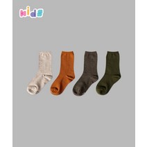 일오공칠 4팩 1507 엄마랑 함께 키즈 아이 삭스 양말 - 쿠키팩 MOM KIDS SOCKS COOKIE