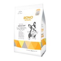 보노네이처 강아지 전연령 스킨앤코트 건식사료 4p, 1개, 연어, 2kg