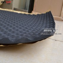 HIFIDIY-스피커 사운드 흡수 에그 코튼 책장 베이스 너비 1m 2cm 홈 시어터 웨이브 지연 자체 접착 액세서리, [05] Length 2m
