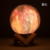 [느루홈]공장 용품 3D 컬러 별이 빛나는 하늘 불꽃 램프 가정 낭만적 인 분위, 12Cm 팻 3 색