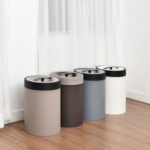 종량제쓰레기통 모던압축푸시통 10L 기저귀휴지통 압축휴지통 사무실휴지통 가정용휴지통, 쿨그레이-20L, 1개