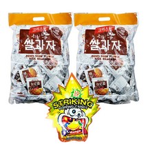 크리스피 허니눈꽃 쌀과자 920g 2봉 + 스트라이킹 캔디 1봉 사은품증정(맛 랜덤), 1세트