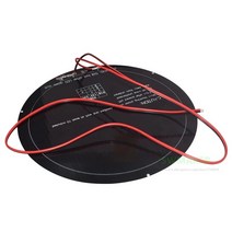 직경 240mm Kossel 3D 프린터 히트 베드 용접 케이블 12V 140W 알루미늄 기판 Anycubic Pulley Linear Plus, 한개옵션0