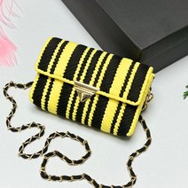 도두리 diy가방만들기 코바늘 네트공예 하마나카망 네트망 망뜨개 집콕 취미 키트 패키지 스트라이프패턴, 스트라이프 B나한테바나나