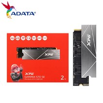 ADATA S70-SE SSD 7000 MB/s PCIe 4.0*4 M.2 2280 Nvme 1TB 하드 드라이브 플레이스테이션 5 데스크탑용 내, 한개옵션1, 02 2 테라바이트