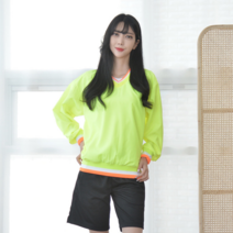 교복몰 형광 바람막이 브이넥 티셔츠 4color.