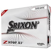 2021 Srixon ZStar XV 7 골프공 1다스, White, 10311204