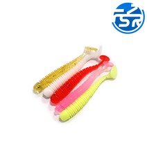 소프트베이트 루어웜 5cm 갈치 배스 광어 쏘가리 볼락, Pink, 1g