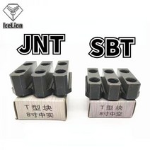 유압 척 T-슬롯 JNT/SBT 5 6 8 CNC 선반 척 조 인치 내부 구멍 가공 홀더 보링 할로우 T 너트 블록, SBT 5 inch