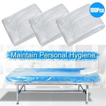 타투팔걸이 타투체어 타투의자 타투베드 100pcs 소파 커버 일회용 침대보 스파 마사지, 100x200cm