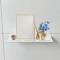 아트월 무타공 무지주 벽 선반, 오케이선반 중_블랙