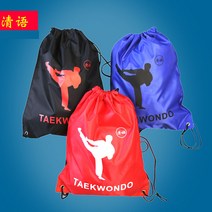 스트링백팩 청나라 말이다 태권도가방 책가방 암가드 용품 드로스트링 2365875211, 블루