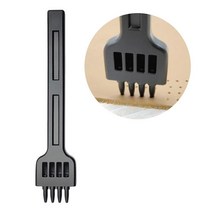 가죽공예 원형 치즐 도구 스티치 펀칭 그리프 목타 가죽치즐 6mm 4날 1P